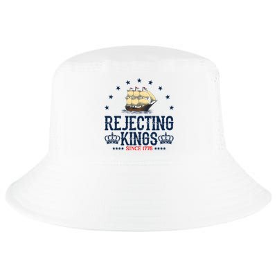 Rejecting Kings Since 1776 Vintage Patriotic No Kings Cool Comfort Performance Bucket Hat