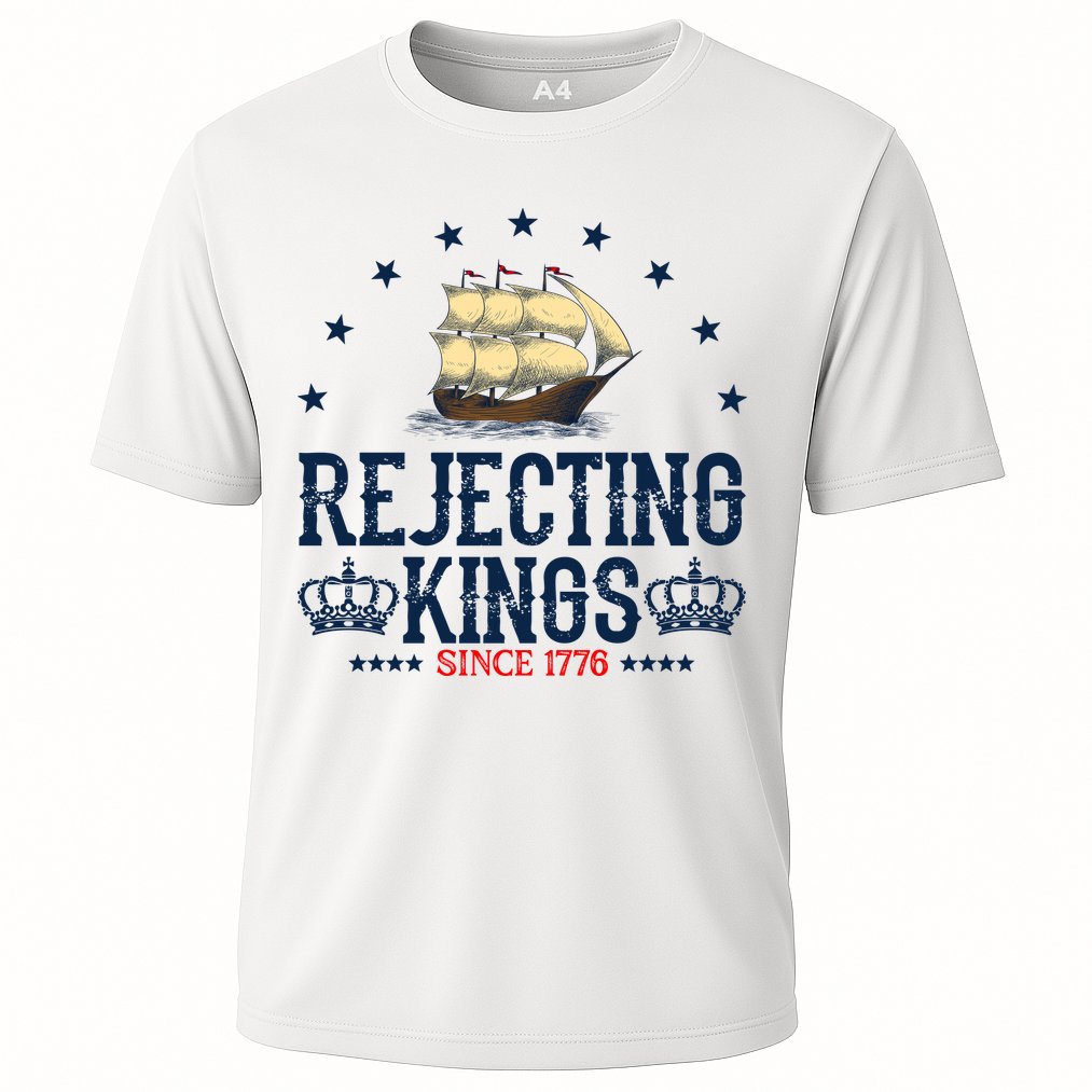 Rejecting Kings Since 1776 Vintage Patriotic No Kings Performance Shirt