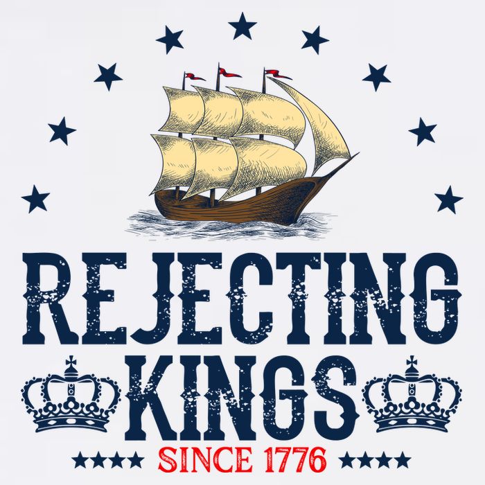 Rejecting Kings Since 1776 Vintage Patriotic No Kings Bucket Hat