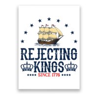 Rejecting Kings Since 1776 Vintage Patriotic No Kings Poster