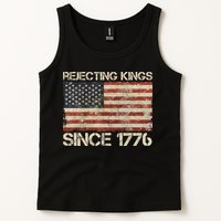 Rejecting Kings Since 1776 American Vintage Flag Tank Top