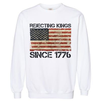 Rejecting Kings Since 1776 American Vintage Flag Garment-Dyed Sweatshirt