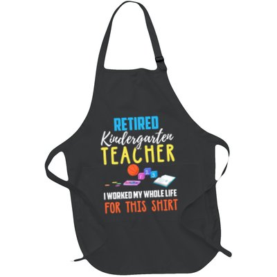 Retired Kindergarten Teacher Funny Retirement Gift Apron