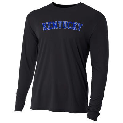 Retro Kentucky Throwback Design Classic Cooling Performance Long Sleeve Crew