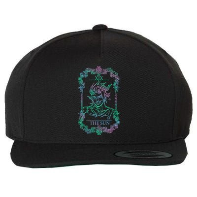 Retro Karlach The Sun Funny Karlach Tarot Card BaldurS Gate 3 Wool Snapback Cap