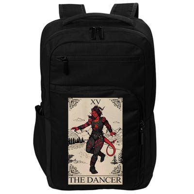 Retro Karlach The Dancer Tarot Card Game Lover Impact Tech Backpack