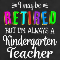 Retired Kindergarten Teacher Retirement Last Day of School 7 Panel Mesh Trucker Snapback Hat