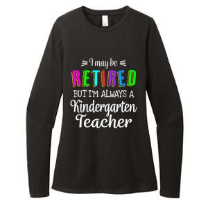 Retired Kindergarten Teacher Retirement Last Day of School Womens CVC Long Sleeve Shirt