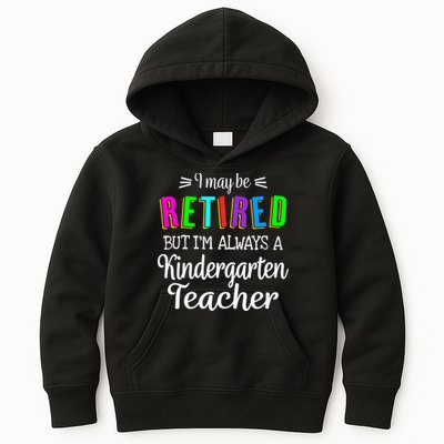 Retired Kindergarten Teacher Retirement Last Day of School Kids Hoodie
