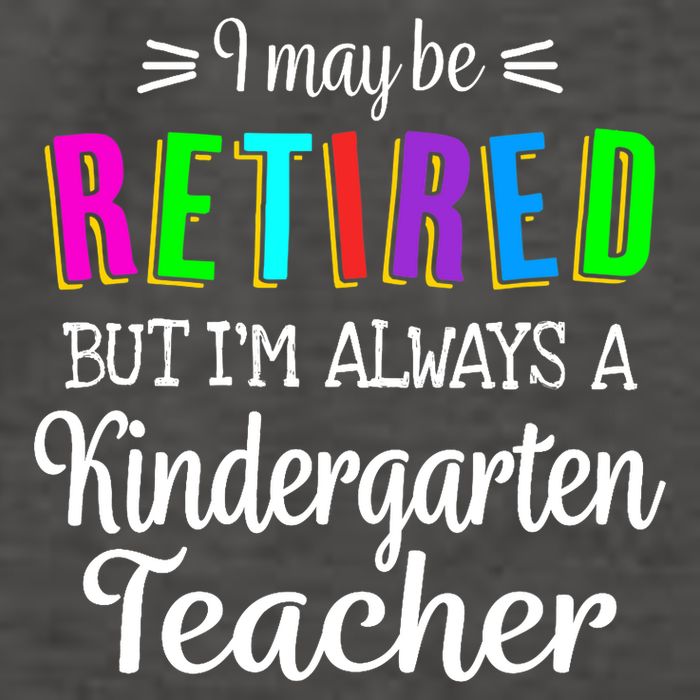 Retired Kindergarten Teacher Retirement Last Day of School Vector Backpack