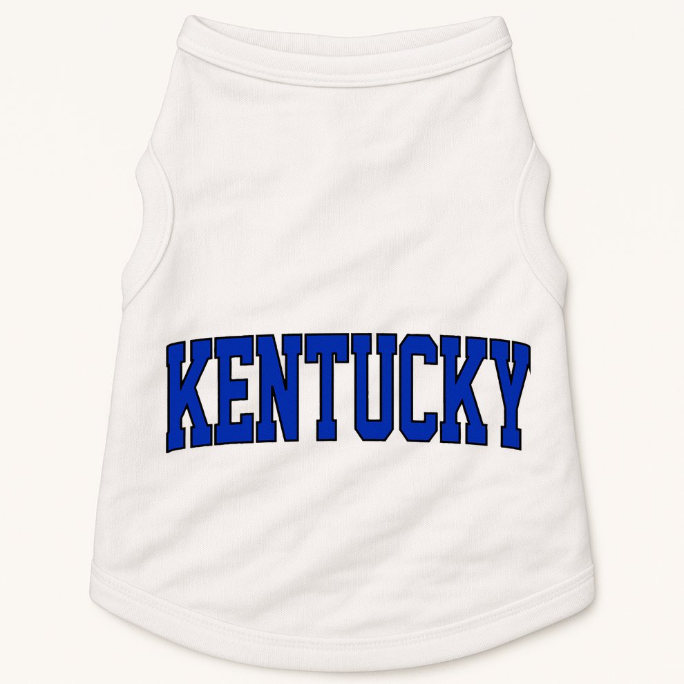Retro Kentucky Vintage Kentucky Blue Throwback Classic Doggie Tank