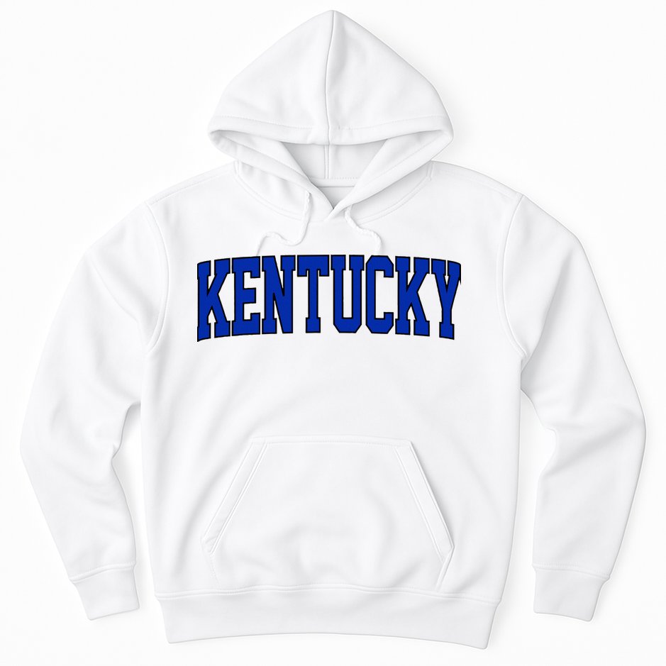 Retro Kentucky Vintage Kentucky Blue Throwback Classic Hoodie