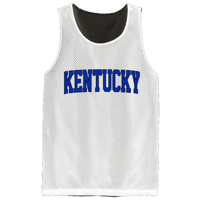 Retro Kentucky Vintage Kentucky Blue Throwback Classic Mesh Reversible Basketball Jersey Tank