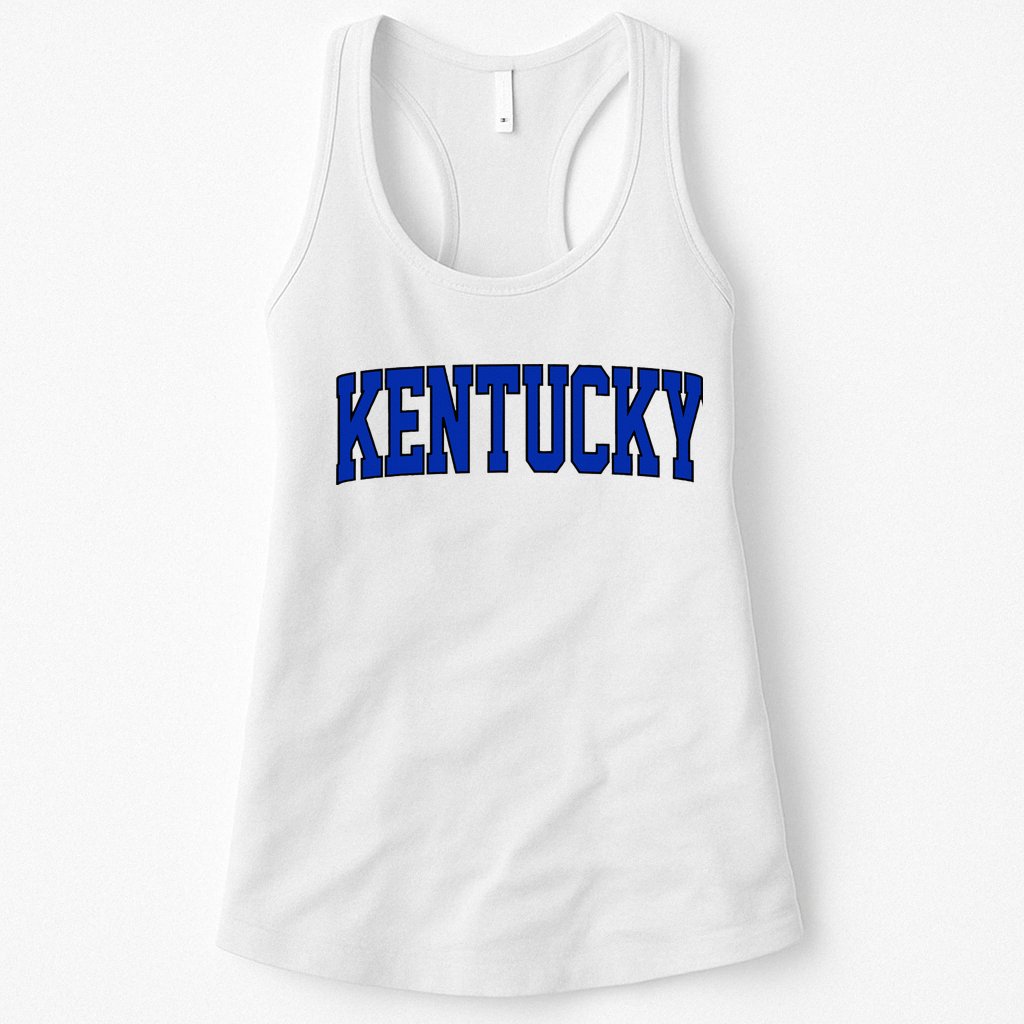 Retro Kentucky Vintage Kentucky Blue Throwback Classic Womens Tank Top