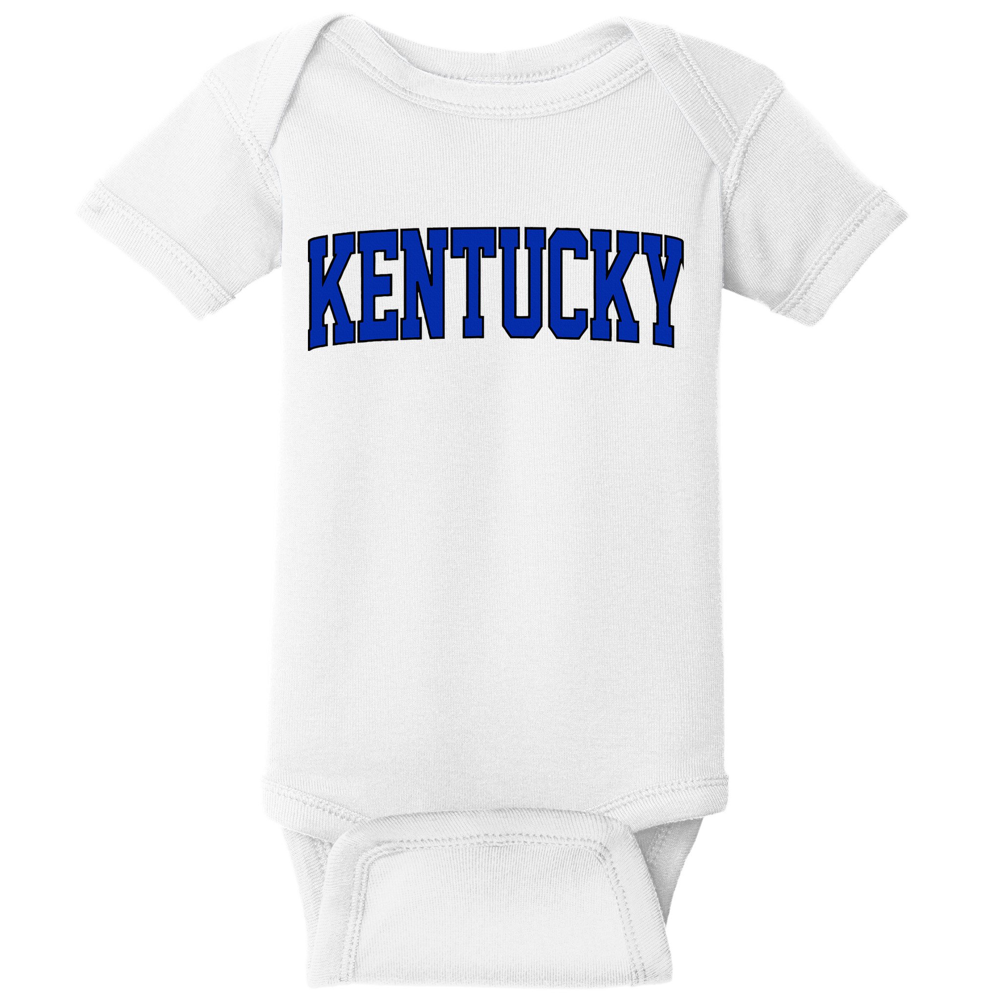 Retro Kentucky Vintage Kentucky Blue Throwback Classic Baby Bodysuit