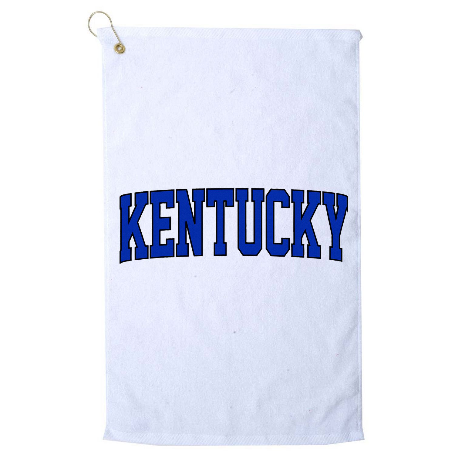Retro Kentucky Vintage Kentucky Blue Throwback Classic Golf Towel