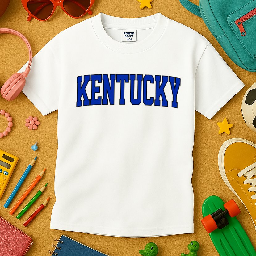 Retro Kentucky Vintage Kentucky Blue Throwback Classic Kids T-Shirt