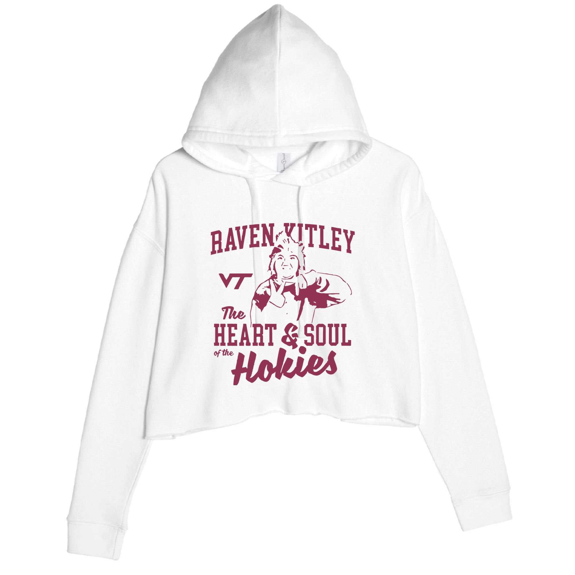 Raven Kitley X Liz Kitley Crop Fleece Hoodie