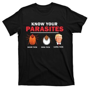 Retro Know Your Parasites Luna Tick Anti Trump 45 Gift T-Shirt