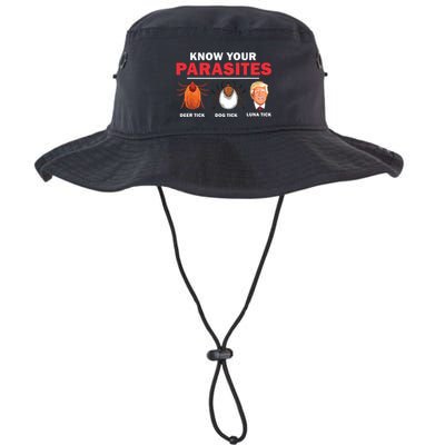 Retro Know Your Parasites Luna Tick Anti Trump 45 Gift Bucket Hat