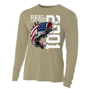 Reel Legend 2001 Fishing 22 Years Angler 22th Birthday Cooling Performance Long Sleeve Crew