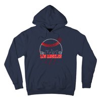 Retro Los Angeles Skyline Baseball Hoodie