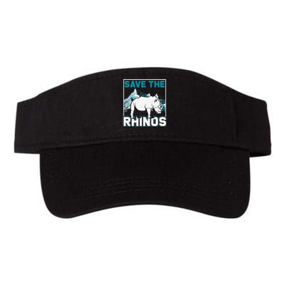 Rhinoceros Lover Africa Animal Just A Who Loves Rhinos Valucap Bio-Washed Visor