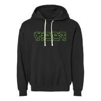 Root Linux ASCII Art Hacker Garment-Dyed Fleece Hoodie
