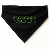 Root Linux ASCII Art Hacker USA-Made Doggie Bandana