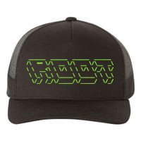 Root Linux ASCII Art Hacker Yupoong Adult 5-Panel Trucker Hat