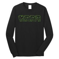 Root Linux ASCII Art Hacker Long Sleeve Shirt