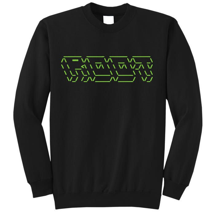 Root Linux ASCII Art Hacker Sweatshirt