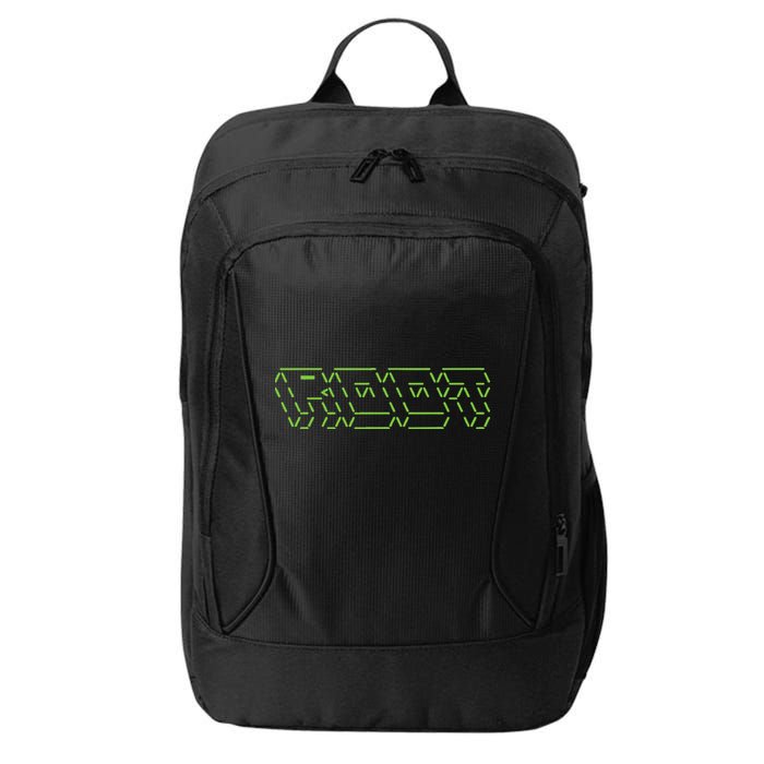 Root Linux ASCII Art Hacker City Backpack