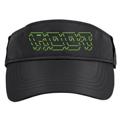 Root Linux ASCII Art Hacker Adult Drive Performance Visor