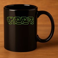 Root Linux ASCII Art Hacker 11oz C Handle Ceramic Mug