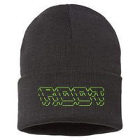 Root Linux ASCII Art Hacker Sustainable Knit Beanie