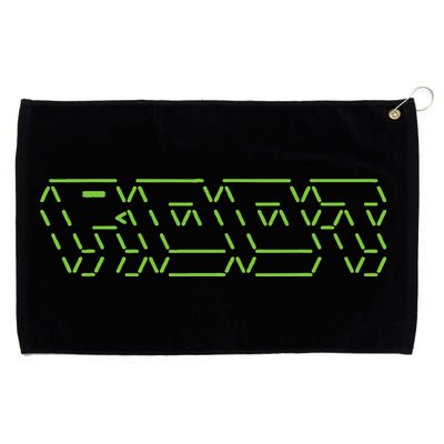 Root Linux ASCII Art Hacker Grommeted Golf Towel