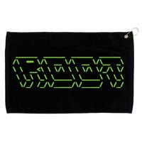 Root Linux ASCII Art Hacker Grommeted Golf Towel