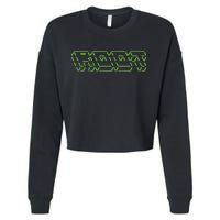Root Linux ASCII Art Hacker Cropped Pullover Crew