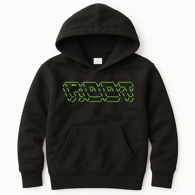 Root Linux ASCII Art Hacker Kids Hoodie