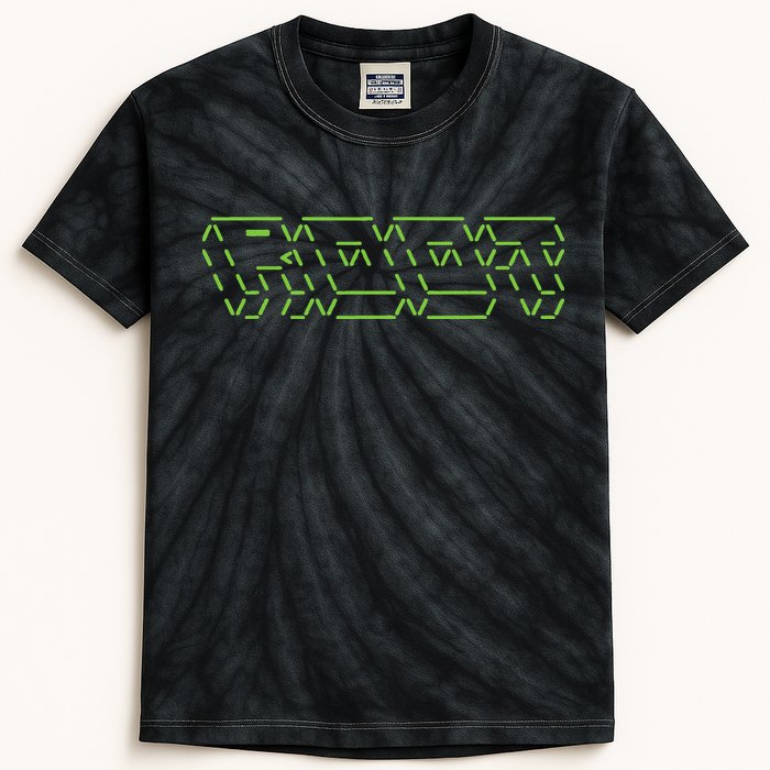Root Linux ASCII Art Hacker Kids Tie-Dye T-Shirt