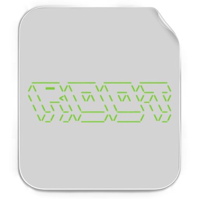 Root Linux ASCII Art Hacker Permanent Decal Sticker