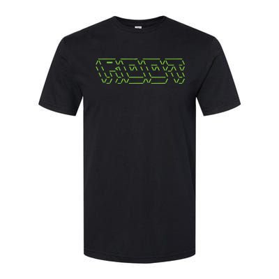 Root Linux ASCII Art Hacker Softstyle CVC T-Shirt