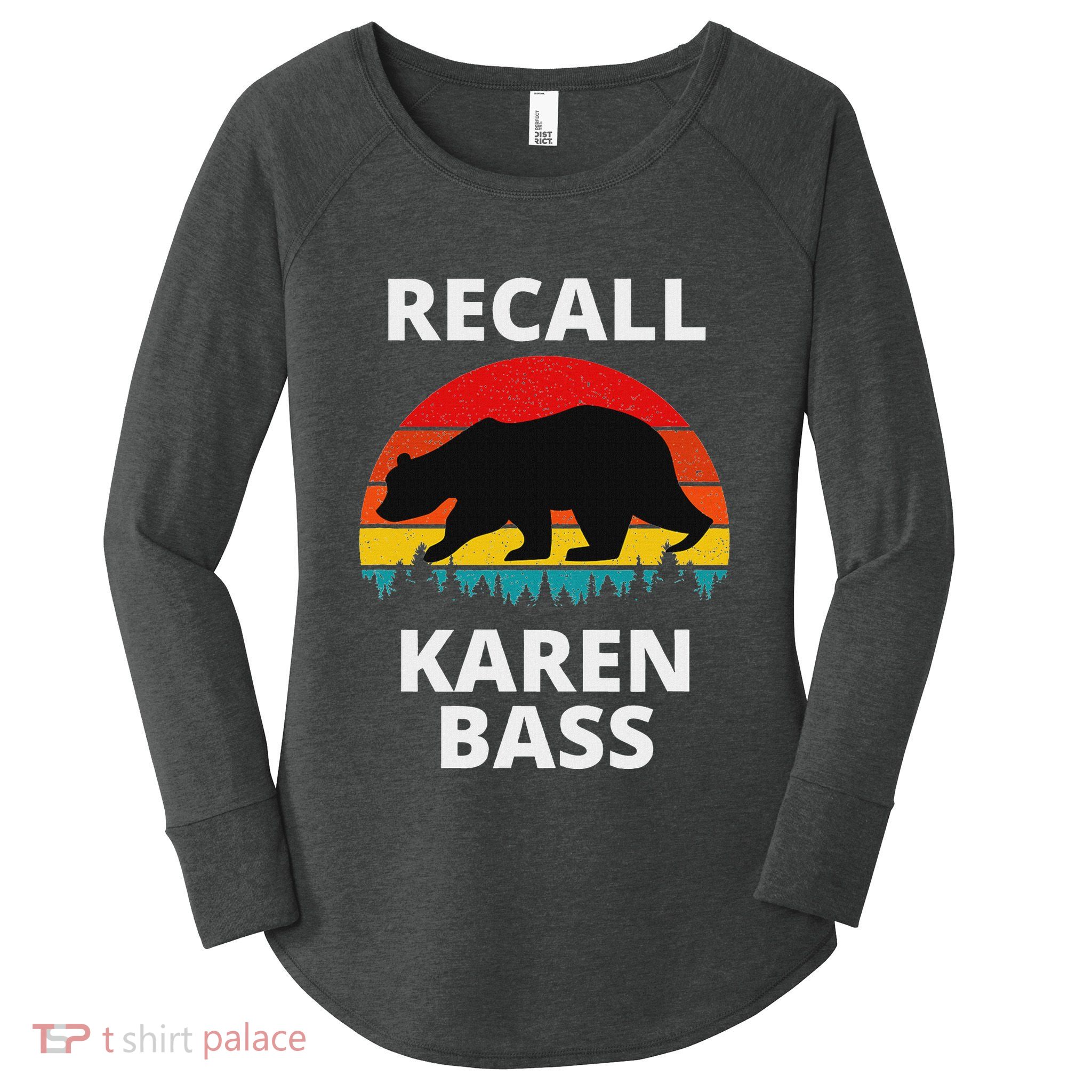 Recall Los Angeles Mayor Karen Bass Recall Karen Bass Women's Perfect Tri Tunic Long Sleeve Shirt