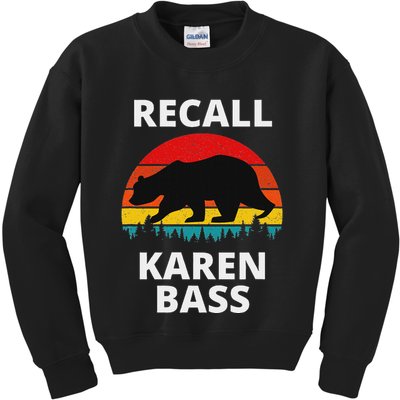 Recall Los Angeles Mayor Karen Bass Recall Karen Bass Kids Sweatshirt