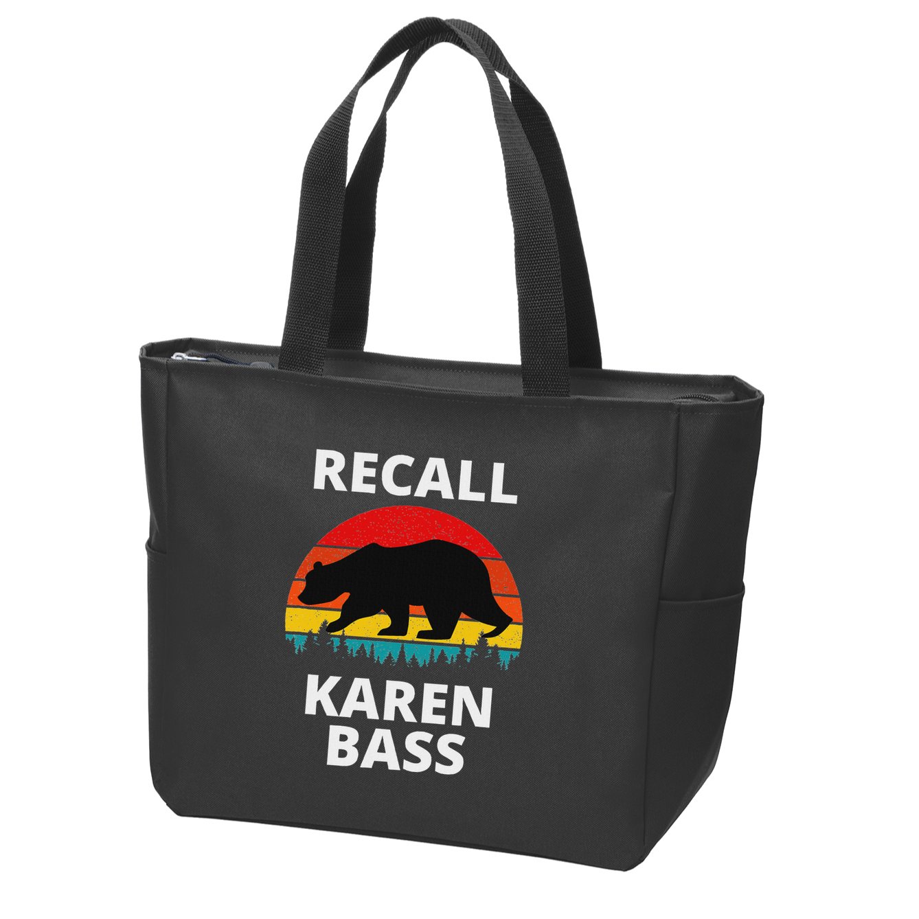 Recall Los Angeles Mayor Karen Bass Recall Karen Bass Zip Tote Bag