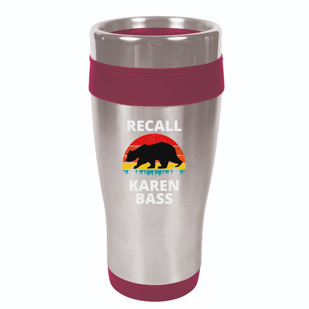 Recall Los Angeles Mayor Karen Bass Recall Karen Bass 16oz Travel Tumbler