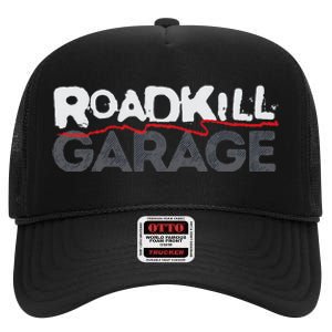 Roadkill Logo Adult High Crown Mesh Back Trucker Hat