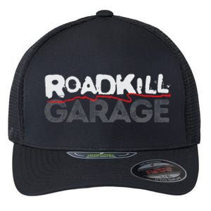 Roadkill Logo Adult Flexfit Unipanel Trucker Cap