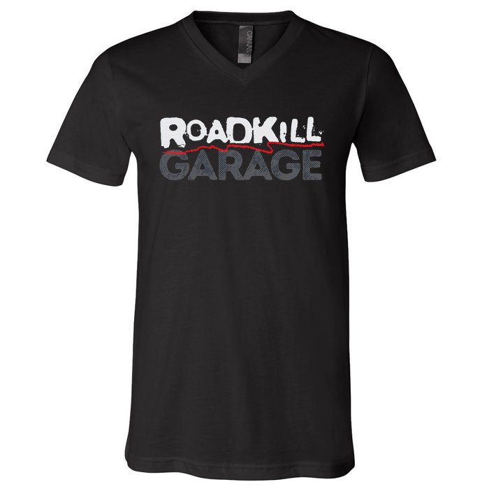 Roadkill Logo Adult V-Neck T-Shirt